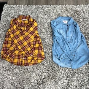 Flannel shirts